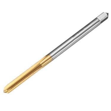 Imagem de uxcell Torneira de rosca métrica M6 x 0,75 H2 100 mm rosca reta rosca fresadora torneiras ferramenta de reparo de rosqueamento