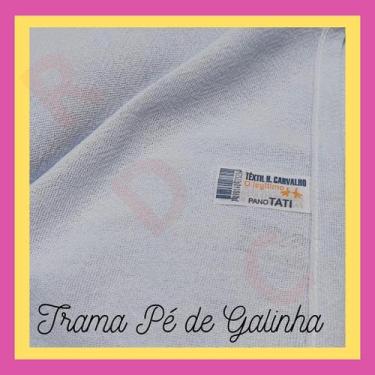 Imagem de Pano de Prato Tati Pé de Galinha Com Bainha Liso 41x66cm 100% Algodão 