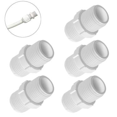 Imagem de Niple Conexão Duplo 1/2 X 1/2 Pvc Linha Roscável 05 Un