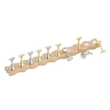 Imagem de Zhjvihx Posto de Exibição de Unhas, 10pcs Stands Delter Unha Universal Wooden Base Manicure Tool para Pressionar As para Salão