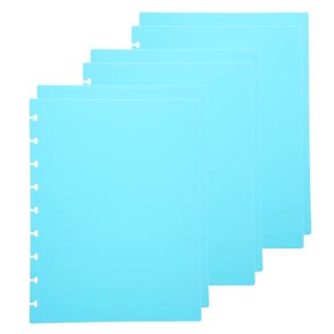 Imagem de ITSYHPRO Medium Discbound Notebook PP Covers/Index(3 Set/6PCS) Candy Colors Compatible with Circa Arc TUL and Happy Planner(Sky Blue,Medium)