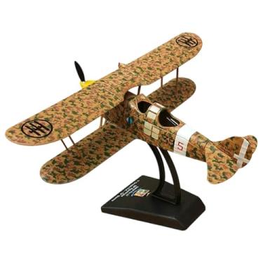 Imagem de menolana Modelo de caça em escala 1/72, avião de brinquedo simulado, decoração de mesa, modelo de aeronave de liga para sala de estar, mesa de café, prateleira