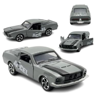 Imagem de Miniatura Carro Esportivo de Corrida, Modelo Esportivo Clássico, Escala 1:32, Cinza