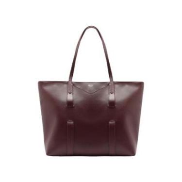 Imagem de Bolsa Feminina Arezzo Shopping Tiras Capa De Ombro Grande Vinho-Feminino
