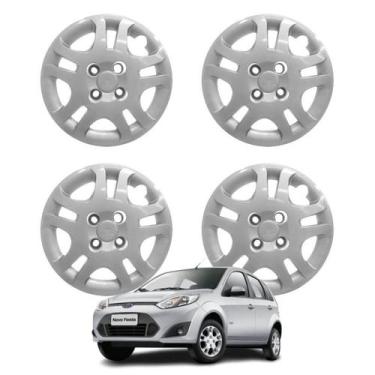Imagem de Jogo Calota Ford Fiesta Aro 14 2012 Até 2015 Cubo Baixo - Grid Calotas