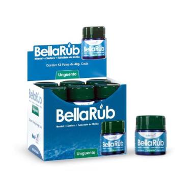Imagem de BellaRub Pomada Rub Mentol Unguento 40g - BELLAPHYTUS
