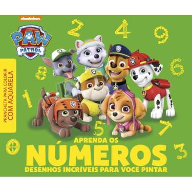 Imagem de Livro - Patrulha Canina Prancheta para Colorir com Aquarela