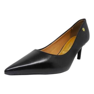 Imagem de Scarpin Feminino Bico Fino Salto Baixo Formal Charme Vizzano