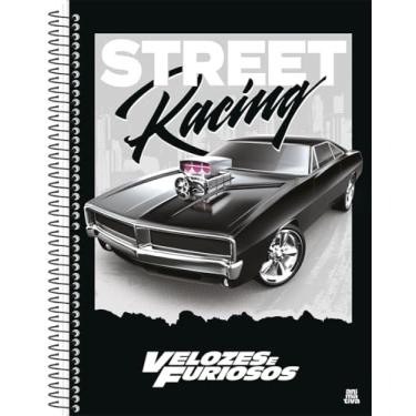Imagem de Caderno Universitário Animativa, 15 matérias, 240 folhas, Capa Dura,Velozes & Furiosos Pacote com 2