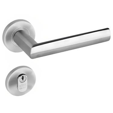 Imagem de Conjunto De Fechadura 892 Em Inox Externa St255 Roseta 327 De Inox Lixado - 43127040-9...
