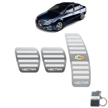Imagem de Pedaleira Manual Chevrolet Vectra 2006 Até 2011 Aço Inox