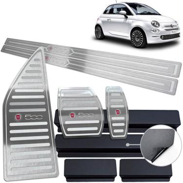 Imagem de Descanso Pedaleira Automático Soleira Prata Fiat 500