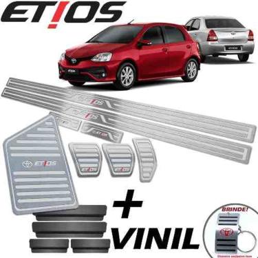 Imagem de Soleira Pedaleira Descanso Etios 13 A 19 Prata Manual BR