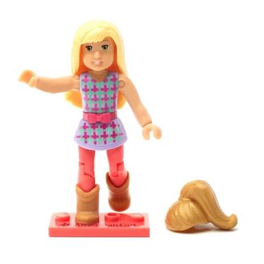 Imagem de Mega Construx American Girl Primavera Xadrez Cowgirl Série 2