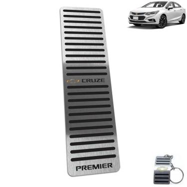Imagem de Descanso De Pé Em Aço Inox Cruze Premier 2017 A 2020 Preto