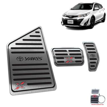 Imagem de Descanso + Pedaleira Toyota Yaris X-Way 2018 A 2020 Preto