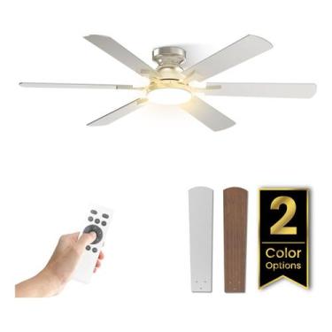 Imagem de Ventilador De Teto Fansvento 52" Com Luz E Controle Remoto, Motor Dc S