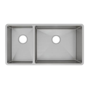 Imagem de Cuba Dupla Mekal Linha Retta LR-27/50 79x40 Aço Escovado