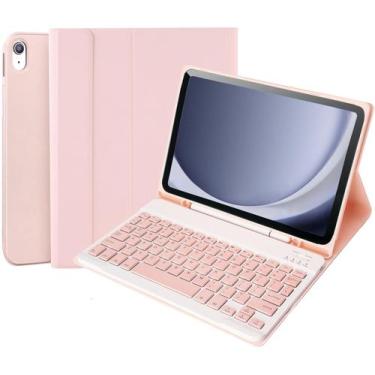 Imagem de Capa de teclado compatível com Galaxy Tab A9+/ A9 Plus de 11 polegadas