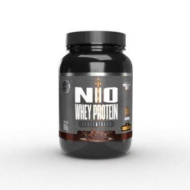 Imagem de NIObIO Nutrition Whey Protein Concentrado, 900g, 22g de Proteína por Porção, 30 Porções, Sabor Chocolate Belga