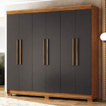 Imagem de Guarda Roupas De Casal Grande Barletta 6 Portas E 2 Gavetas - Babus