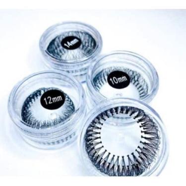 Imagem de Cilios Tufo Tufinho No Pote Extensão Alongamento Unidade - oem, 12mm