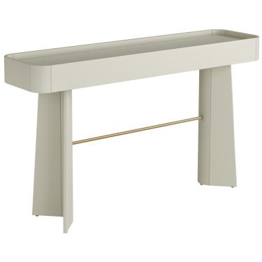 Imagem de Aparador Para Sala De Estar Orgânico Industrial Alef I03 Luna Dourado - Lyam Decor