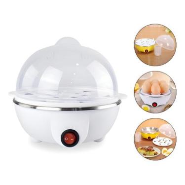 Imagem de Cozedor De Ovos Legumes Panela Vapor Portátil Elétrico 127V - Arte Sed