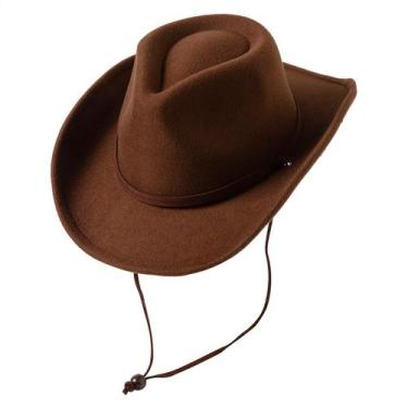 Imagem de Chapéu Jastore Kids Wide Brim Western Cowgirl Coffee