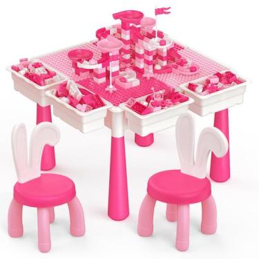 Imagem de Mesa de atividades arscniek Toddlers 7 em 1 com 152 unidades Marble Ru