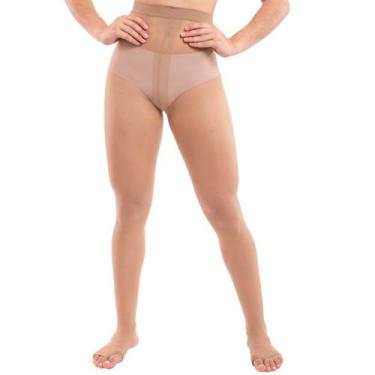 Imagem de Meia calça clássica fio 10 sem ponteira trifil, P, Natural claro