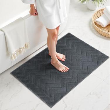 Imagem de Stiio Tapete de porta Dirt Trapper, 61 x 90 cm, capacho frontal interno e externo, camada baixa, para todas as estações, absorvente para todos os climas, tapete lavável antiderrapante para entrada