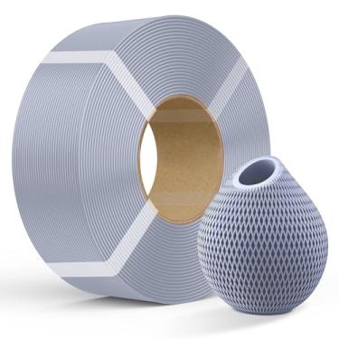 Imagem de Creality Refil de filamento PETG Filamento de impressora 3D, 1 kg 1,75 mm (1,0 kg) Refilamento para carretel reutilizável de laboratório bambu, precisão dimensional ± 0,03 mm, cinza PETG
