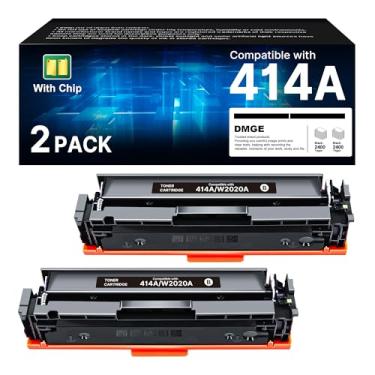 Imagem de DMGE Cartucho De Toner Preto 414A (Com Chip) - Substituição Compatível Para Cartucho De Toner Preto Hp 414A, Funciona Com Impressora Hp Color Laserjet Pro Mfp M479Fdw M454Dw M454Dn M455Dn M479Fdn, W