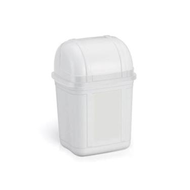 Imagem de Lixeira Pia Cozinha Banheiro Com Tampa Retrátil 4 Litros - Nitron, Ver