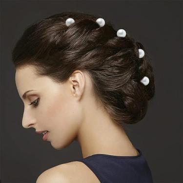 Imagem de 18 peças de joias de casamento elegantes e elegantes, acessórios de cabelo pérola, festa feminina, baile, grampo de cabelo, casamento (dourado, dourado)