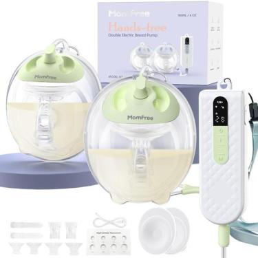 Imagem de Bomba de mama Momfree K3 portátil sem usar as mãos 180 ml 15-24 mm