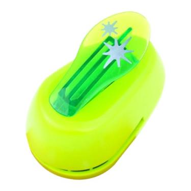 Imagem de oshhni Furador de papel, ferramenta portátil para artesanato, furador de borda elegante para scrapbooking, artesanato, casamento, Estrela Dupla