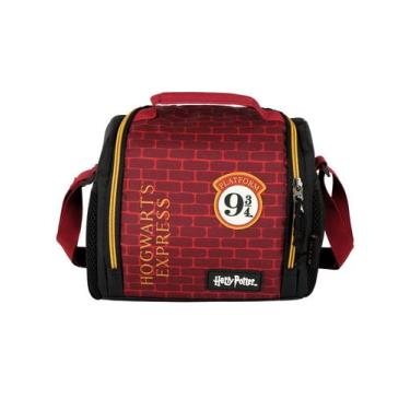 Imagem de Lancheira Térmica Merendeira HARRY POTTER Original - Luxcel, vinho