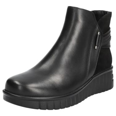 Imagem de Bella Vita Sueann feminina, Couro preto, 42