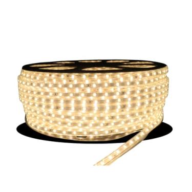 Imagem de Fita Mangueira Led 4040 5x9mm 100m 220v 60l Branco Quente 3k