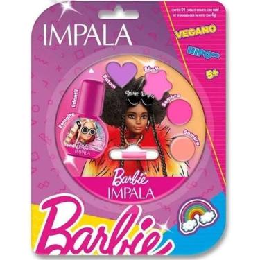 Imagem de Barbie Esmalte Infantil Iconica Impala+paleta Extraordinaria
