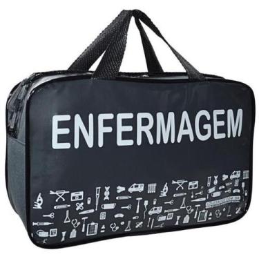 Imagem de Bolsa Enfermagem Academica Estagio Personalizada - Love Saude, GRAFITE