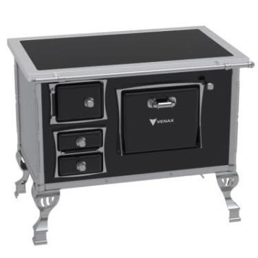 Imagem de Fogão a Lenha GII N 2 Premium Preto Saida Direita