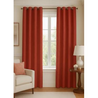 Imagem de Cortina Havana 4,00 x 2,60 m – Vermelho, 100% Poliéster, Design Sofisticado, Tecido Leve e Durável, Caimento Perfeito – W Menegatti