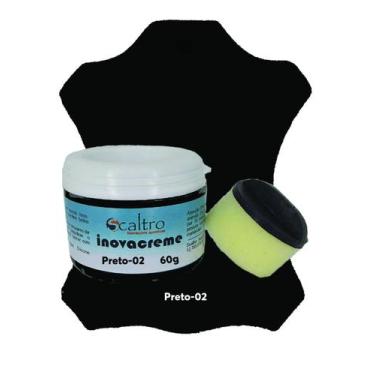 Imagem de Renovador De Couro Liso Inovacreme Com Esponja 60g. - NoBrand, Preto, 