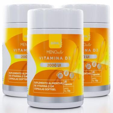 Imagem de Vitamina D3 2000UI Menoaliv 30 Cápsulas Softgel Premium - Zolve Labs, 