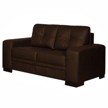 Imagem de Sofá 2 Lugares 170cm Milano Couro Conhaque