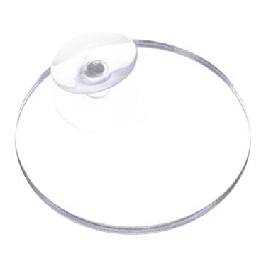 Imagem de Bothyi Espelho de treinamento para betta em acrílico, redondo, decorativo e, acessório para aquário de peixe betta, 5cm