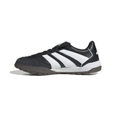 Imagem de adidas Tênis unissex Pro Turf, Preto/branco/dourado metálico, 37 BR